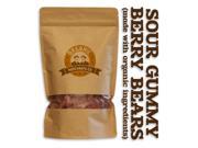 Organic Sour Gummy Berry Bears 1lb Bag Gluten Free