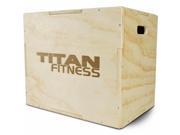 Titan Fitness 16 20 24 Wood Plyometric Box HD Plyo Box Jump Exercise Training