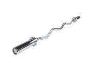 Titan 47 Barbell Weight Bar Olympic Ez Curl Bar Home Gym Fitness Exercise Lift