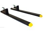 HD Clamp on Pallet Forks 4000lbs capacity Loader Bucket Skidsteer Tractor chain