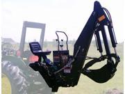 6 ft 3 Point Backhoe with Thumb Excavator Tractor Attachment Kubota Deere