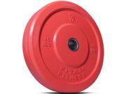 Titan Fitness 45 lb Olympic Bumper Plate Red Benchpress Strength Training Power