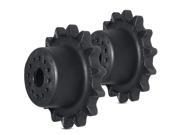 Pair of Final Drive Sprockets for Bobcat T180 T190 Gear 12 Bolt Hole 7166679