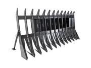 72 Root Clearing Rake Debris Silage Rock Skid Steer Tractor Loader Attachment