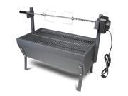 Small Rotisserie Chicken Roaster Grill 28 Spit Rod Stainless Steel Charcoal BBQ