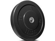 Titan Fitness 35 lb Olympic Bumper Plate Black Benchpress Strength Training