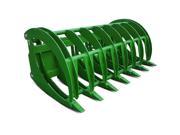 Titan HD 84 John Deerestyle Tractor Clamshell Attachment Root Grapple Rake Rock