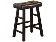 Country Series Counter Stool 24 H Black Set of 2