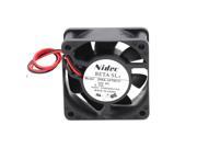 New original NIDEC D06A 24TS8 01 60*60*25mm 6cm 6025 DC 24V 0.15A 2 wire double ball ultra quiet cooling fan