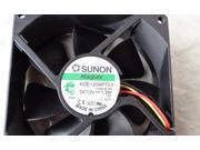 Original SUNON 9025 9225 9.2CM 92*92*25MM maglev fan DC12V 1.2W KDE1209PTV3 velocity measurement mute projector cooling fan