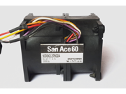 New 6076 4.7A 12V 6 high speed car booster fan violence SANYO 9CR0612P0G04 60*60*76mm
