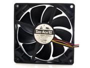 New San Ace 92 9S0912P4F04 9S0912P4F01 9.2CM DC12V 0.17A PWM speed quiet fan for SANYO 92*92*25mm computer case cooling fan