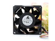 New FFB0812SHE 12V 0.87A 8cm 8038 4 wire Large air volume fan server cooler for Delta 80*80*38mm