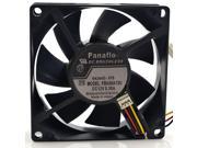 For Panasonic 8025 8cm Panaflo FBA08A12U DC12V 0.36A 3 line server chassis fan drive