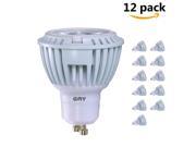 GMY® Led Light GU10 3000K C120V 50 60Hz 7W Spotlight Warm White 12 Pack