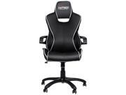 NITRO CONCEPTS Gaming Chair Office Chair E200 Race Series With Soft PU Faux Leather Cover In Racing Car Design NC E200R BW