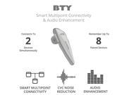 BTY Bluetooth Headphones V4.0 Wireless Business Sport Stereo In Ear Noise Cancelling Sweatproof Headset Smallest Cordless Hand free Earphone for Music and Cal