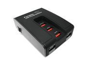 BTY M3005 USB Charger with 5 USB 2.0 ports AC100 240 Input DC 5V 5A Output for Cell phones Tablet PC Cameras and other portable Devices