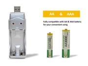 BTY Ni MH AA AAA Battery Charger With USB Port