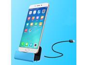 Travel USB Desktop Charge Sync Dock Charger Station Cradle Adapter Holder Stand with 3FT Cable Micro Port Connector for Samsung Galaxy Note3 4 5 S6 S6 Edge S6 E