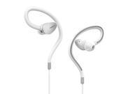 ROCK® 1.2M Wired Zircon Sport Running Stereo In Ear Earphone Headphone Headset 3.5mm Jack with Microphone Mic Ear Hook Headset for Phones Tablets Laptop PC Wh
