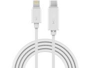 ROCK® 3.28ft 1M USB2.0 Type c to Lightning Cable Compatible Mobile Phone Tablet PC Laptop White