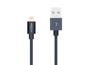 ROCK® 5.9ft 1.8M Metal Charge Sync Cable Data And Charging Cord Wide Compatibility iPhone iPad iPod Tarnish