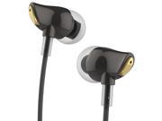 ROCK® 1.2m Zircon Stereo Headphones Headset 3.5mm in Ear Earphone Earbuds for Iphone Samsung with Mic and Remote Black