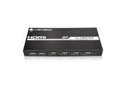 J Tech Digital 4X4 HDMI Matrix Extender 4 Inputs 4 4 Outputs By Cat 5e 6 Cable Supports 1080P Dolby AC3 DSD Custom EDID CEC IR Extension POE Bundled wi