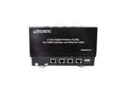 J Tech Digital JTDHDEX1x4 ProAV Premium Quality 1X4 HDMI Extender HDMI Amplifier HDMI Splitter Over Ethernet Cable