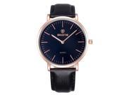 louiwill New Fashion Casual Wristwatch PU Leather Watches Men Luxury Brand Skone Quartz Watch