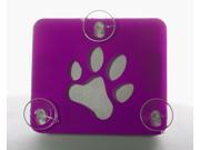 Toll Transponder Holder for I Pass Fastrak and old new EZ Pass 3 Point Mount Paw Purple