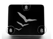 Toll Transponder Holder for I Pass Fastrak and old new EZ Pass 3 Point Mount Birds Flying Black