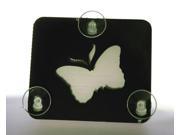Toll Transponder Holder for I Pass Fastrak and old new EZ Pass 3 Point Mount Butterfly Black