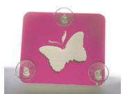 Toll Transponder Holder for I Pass Fastrak and old new EZ Pass 3 Point Mount Butterfly Pink
