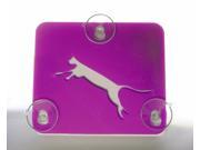Toll Transponder Holder for I Pass Fastrak and old new EZ Pass 3 Point Mount Cat Running Purple