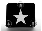 Toll Transponder Holder for I Pass Fastrak and old new EZ Pass 3 Point Mount Star Black