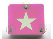 Toll Transponder Holder for I Pass Fastrak and old new EZ Pass 3 Point Mount Star Pink