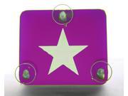Toll Transponder Holder for I Pass Fastrak and old new EZ Pass 3 Point Mount Star Purple