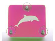 Toll Transponder Holder for I Pass Fastrak and old new EZ Pass 3 Point Mount Dolphin Pink