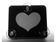 Toll Transponder Holder for I Pass Fastrak and old new EZ Pass 3 Point Mount Heart Black