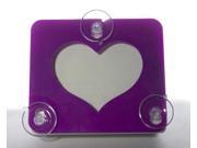 Toll Transponder Holder for I Pass Fastrak and old new EZ Pass 3 Point Mount Heart Purple