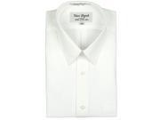 VAN DYCK Boys White Textured Long Sleeve Dress Shirt