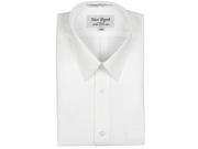 VAN DYCK Boys White Textured Long Sleeve Dress Shirt