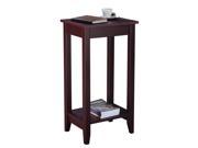 Tall End Table Coffee Stand Night Side Nightstand Accent Furniture Brown