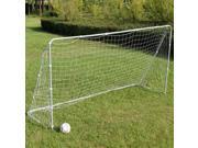Soccer Goal 12 x 6 Football W Net Velcro Straps Anchor Ball Training Sets