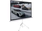 Portable 100 Projector 16 9 Projection Screen Tripod Pull up Matte White