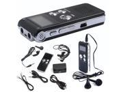 8GB Rechargeable Digital Audio Voice Recorder Dictaphone Telephone MP3 Player