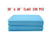 150 PCS 30’’ x 30’’ Puppy Pet Pads Dog Cat Wee Pee Piddle Pad Training Underpads
