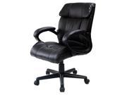 PU Leather Ergonomic High Back Executive Best Desk Task Office Chair Black